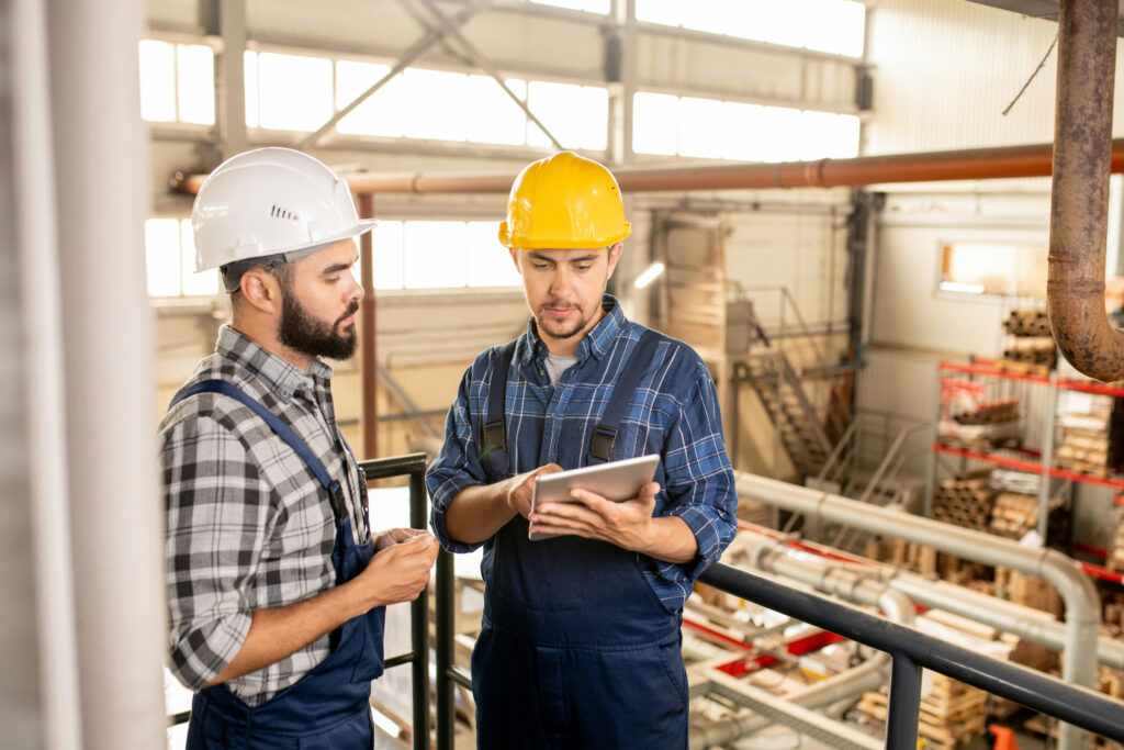 Construction Workers Meeting